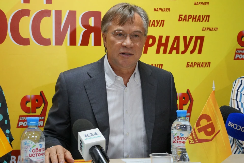 Александр Терентьев. Фото пресс-службы регионального отделения партии СПРАВЕДЛИВАЯ РОССИЯ в Алтайском крае.