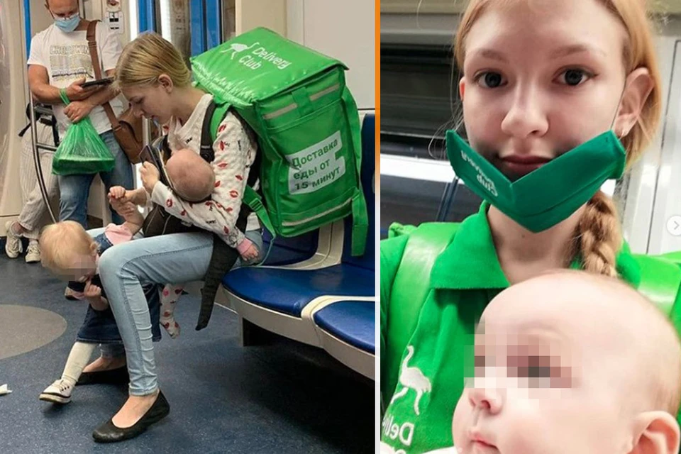 Лада Королева сменила Ростов-на-Дону на столицу и теперь мотается по доставкам с детьми на метро.