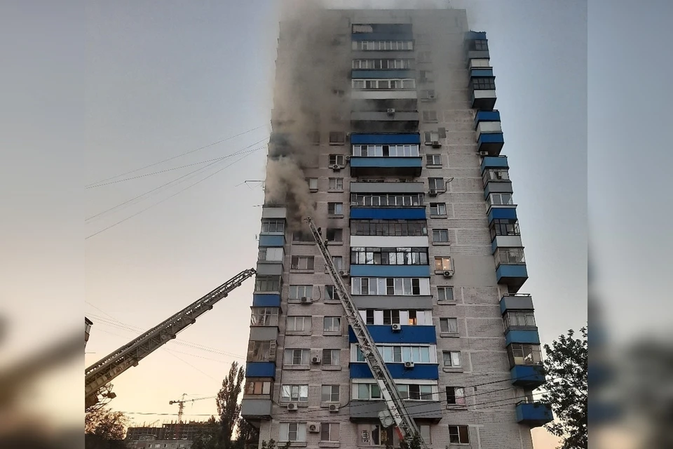 Площадь возгорания составила 10 квадратных метров. Фото: vk.com/rostovnadonu