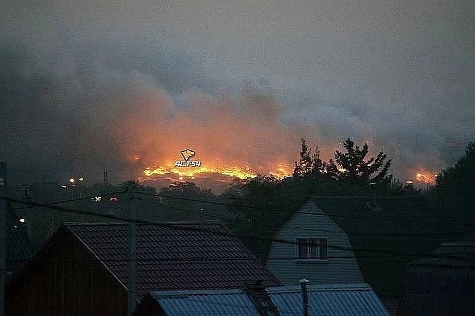 В Новосибирске в районе свалки у Хилокского рынка, ввели режим повышенной готовности. Фото: "АСТ-54"