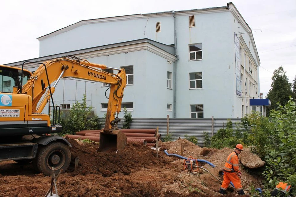 Власти Ижевска рассказали, как идет строительство 50-метрового бассейна на ул. Советской