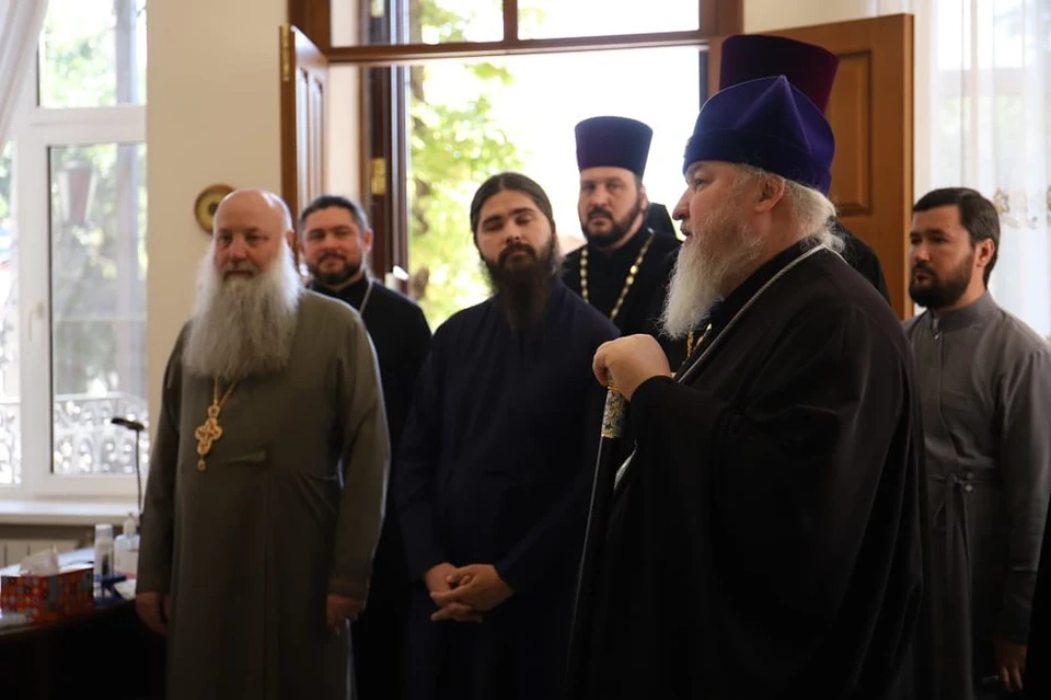 Владыка Кирилл посетил Екатеринодарскую духовную семинарию. Фото: mitropoliakuban.ru