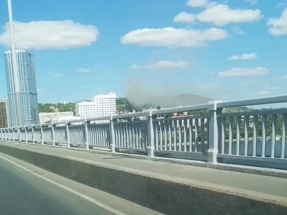 Кадр из видео очевидца