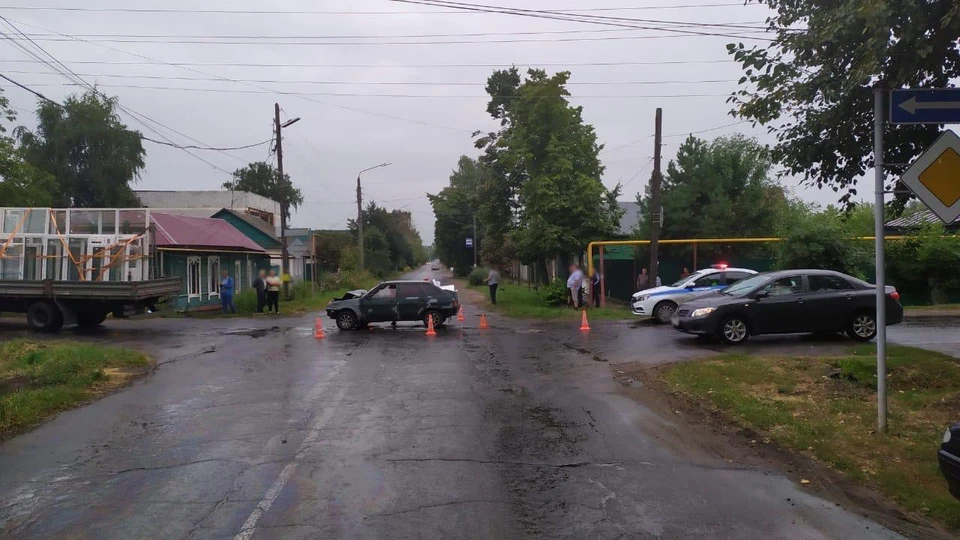 Авария произошла в Мичуринске