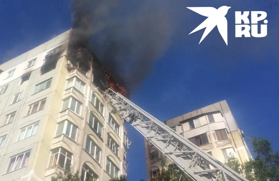 Пожар локализовали на площади 40 кв метров.