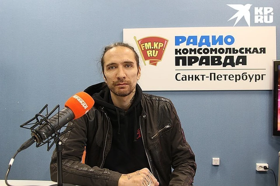 Александр Цой в студии радио Комсомольская Правда в Петербурге», 92.0 FM.