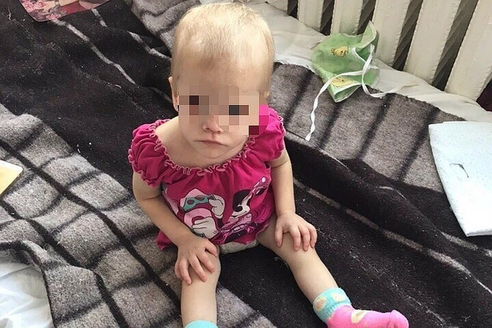 Малышка попала в больницу в июне 2018 года с травмой головы, она была крайне истощена. Фото: предоставлено волонтерами