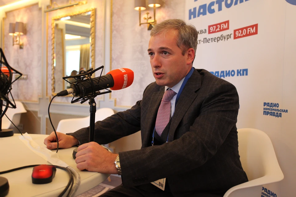 Федор Щербаков дал первое интервью в качестве гендиректора "Ленфильма" Радио Комсомольская правда.
