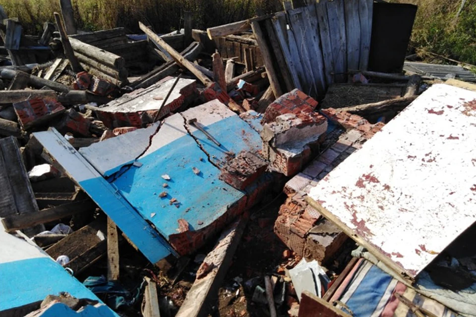 Мужчина погиб при обрушении здания в Нижегородской области.