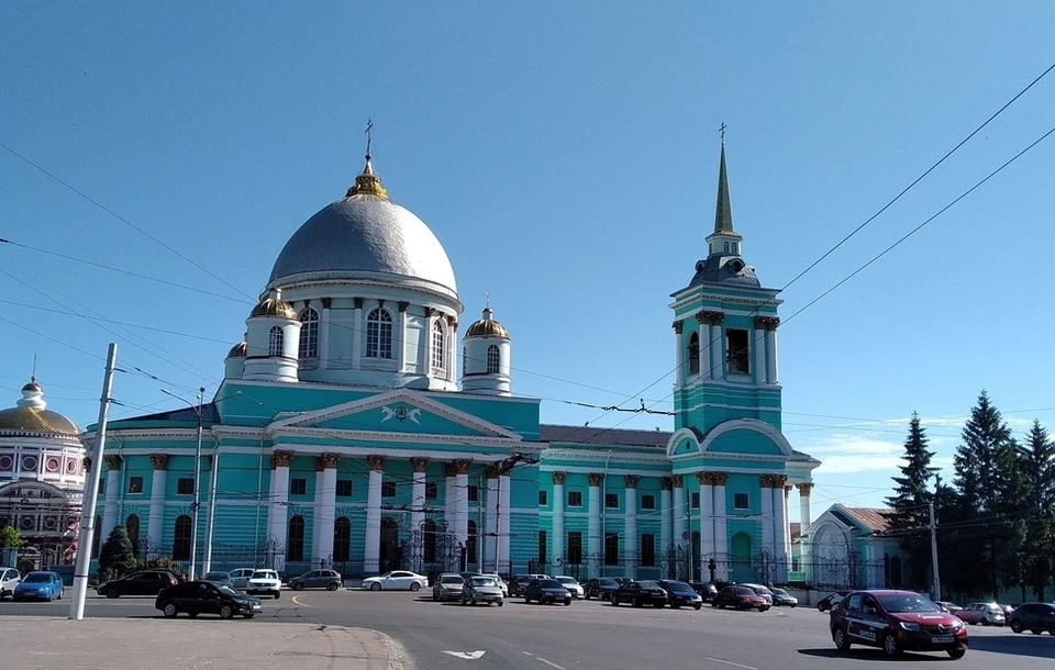 Знаменский монастырь Курск Знаменский собор