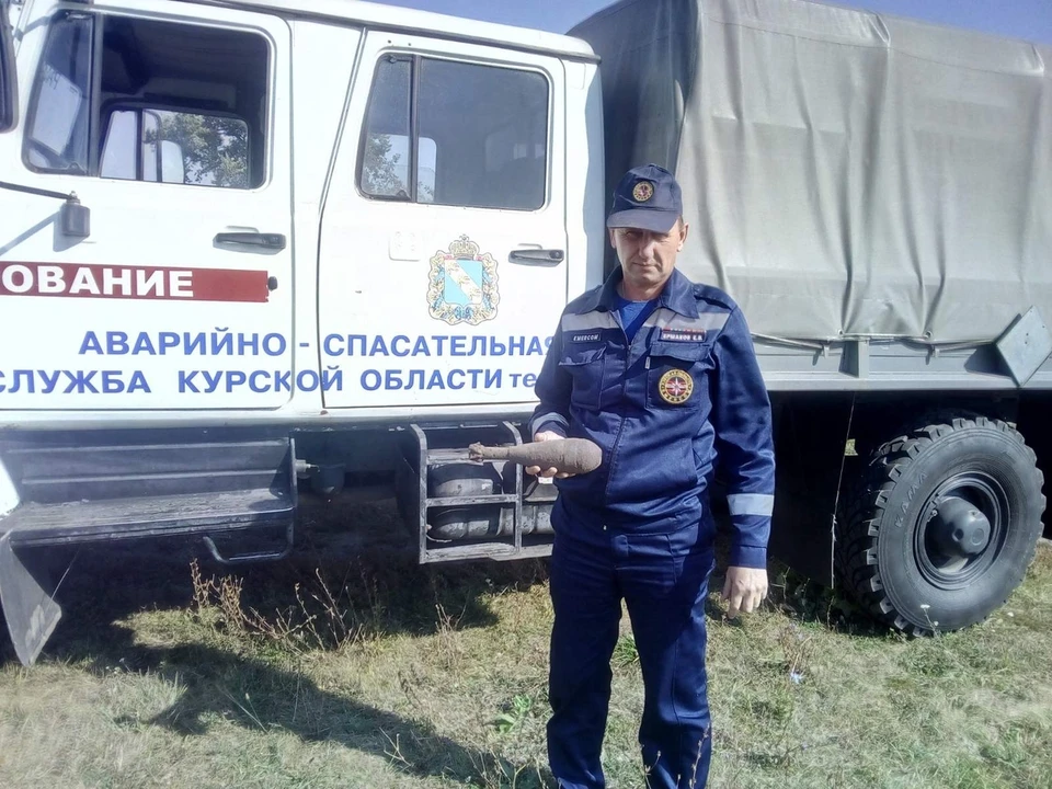 Опасный боеприпас вывезли на полигон для уничтожения