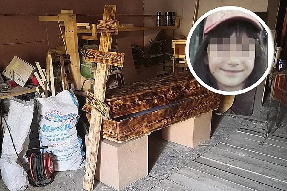 Гроб, в котором похоронят 10-летнюю убитую девочку, сделал своими руками друг семьи.