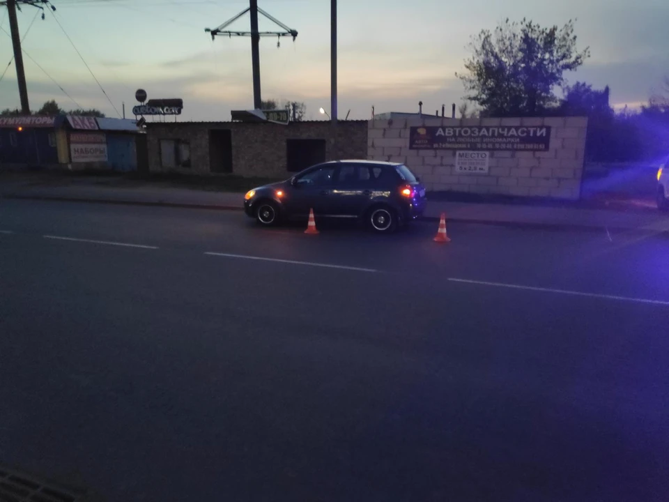 Авария произошла вечером в Советском районе. Фото Госавтоинспекции Орловской области.