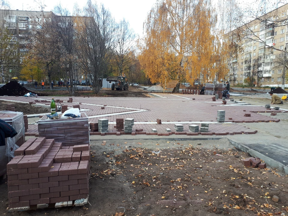 В Ижевске идет благоустройство скверов в рамках программы «Формирование комфортной городской среды»