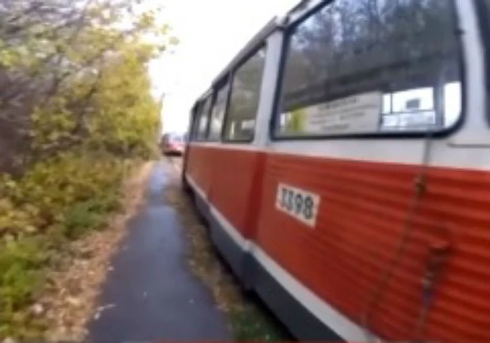 Пять трамваев встали в Нижнем Новгороде из-за пассажиров без масок. ФОТО: Алексей Алексеев.