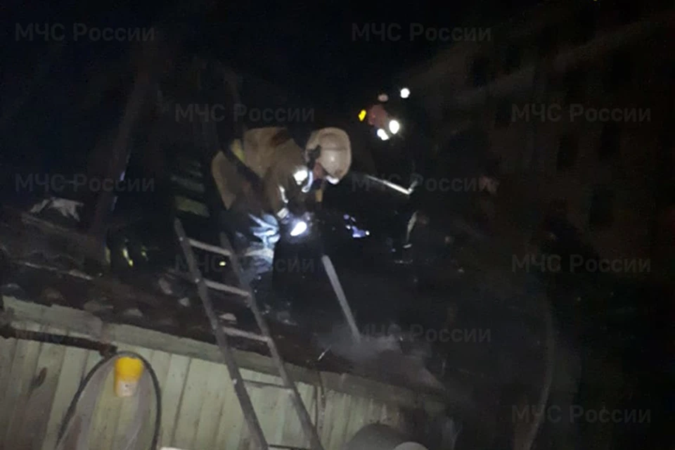 Огнем было охвачено жилое помещение и надворные постройки