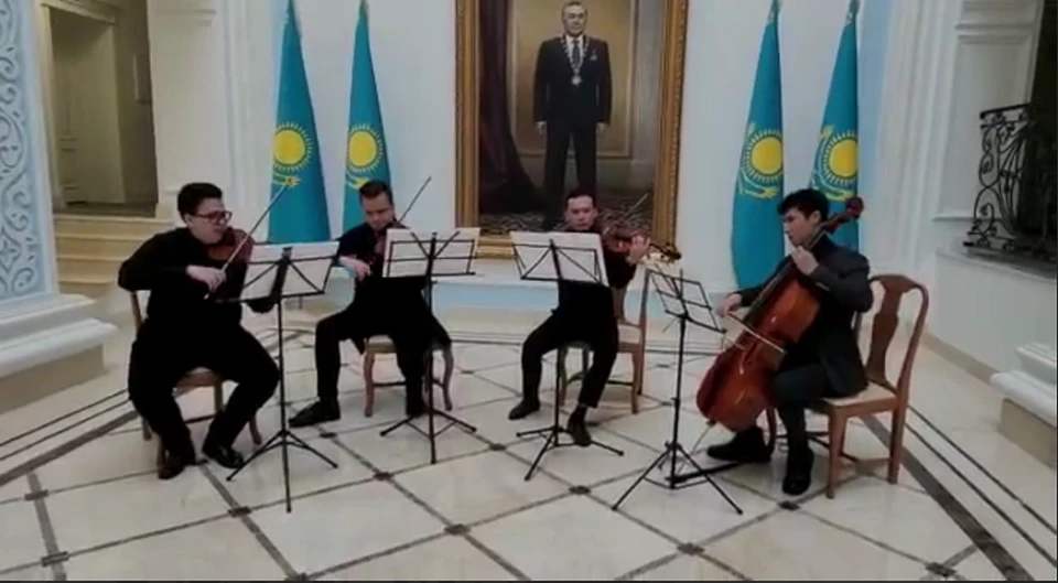 Учащиеся консерватории исполнили его произведения «Көзімнің қарасы», «Айттым сәлем, Қаламқас», а также другие музыкальные сочинения казахской и мировой классики.
