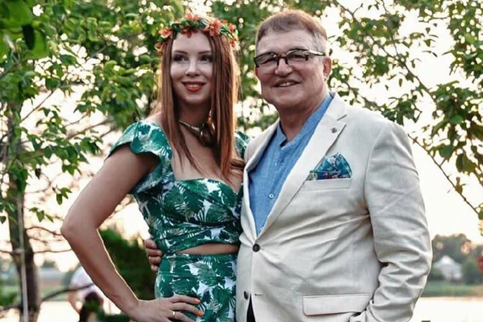 Дмитрий Дибров с женой Полиной.