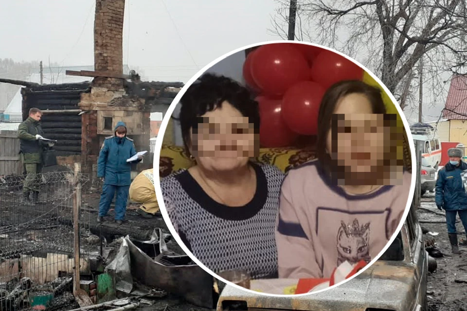 Бабушка с внучкой оказались среди погибших в пожаре. Фото: пресс-служба ГУ МЧС по Новосибирской области