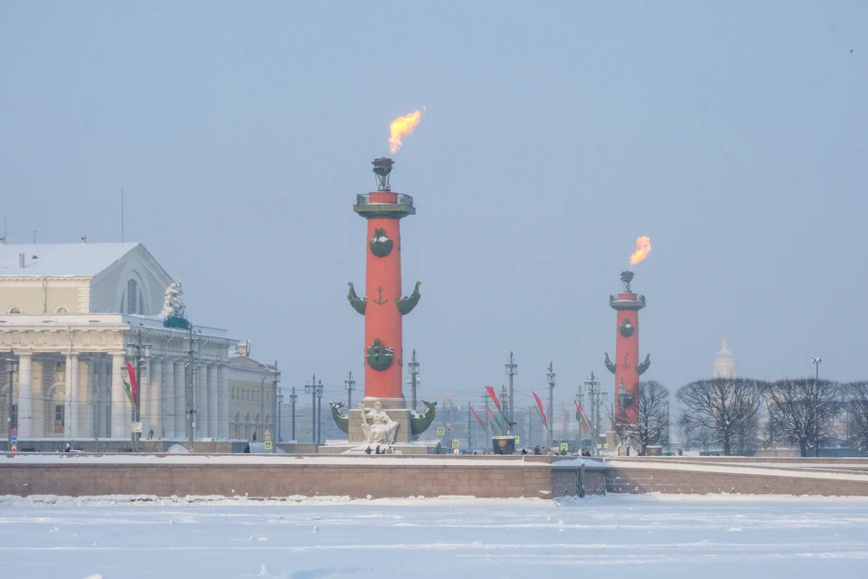 Настоящая зима придет в Санкт-Петербург в конце декабря.