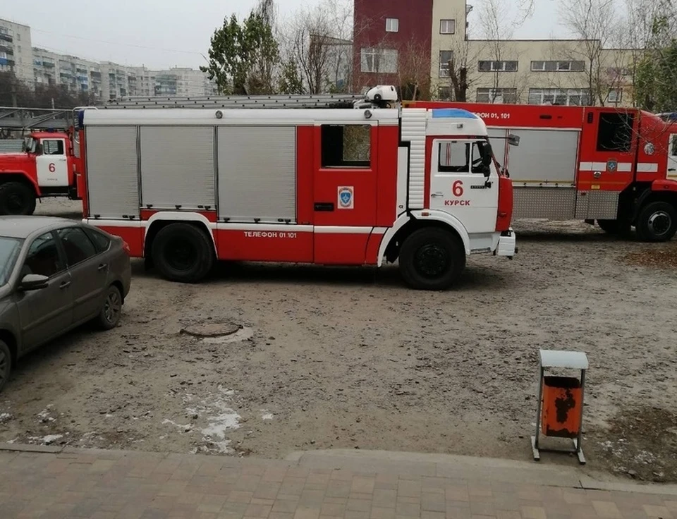 К ликвидации пожара привлекались 46 человек, девять единиц техники