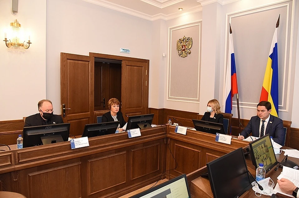В Ростове состоялось совместное заседание двух комитетов донского парламента: комитета по законодательству и комитета по взаимодействию с общественными объединениями и молодежной политике. Фото: пресс-служба ЗС РО