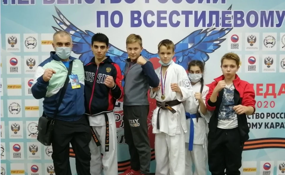 Нижегородские спортсмены-каратисты из МБУ «Комплексная спортивная школа «Надежда». Фото: Департамент физической культуры и спорта администрации Нижнего Новгорода