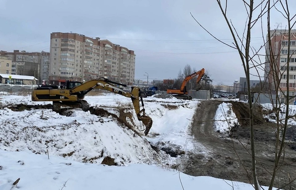 И... стройка началась! Фото ВКонтакте, Вадим Германов.