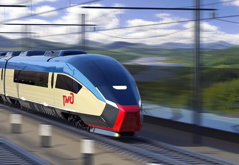 Новые российские поезда будут развивать скорость до 400 км/ч.