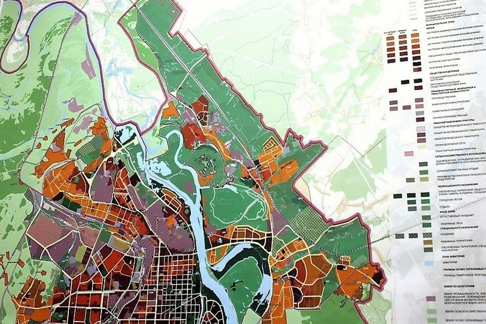 Генеральный план города тюмени до 2040 года