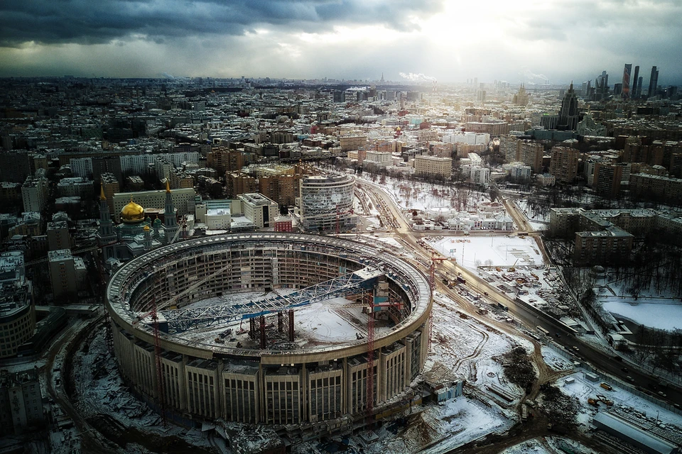 Так выглядел «Олимпийский» в начале года