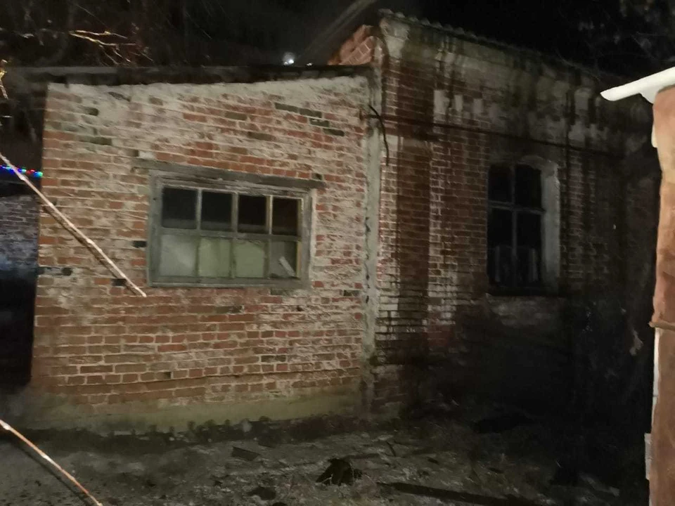 Пожар произошел в двухквартирном доме