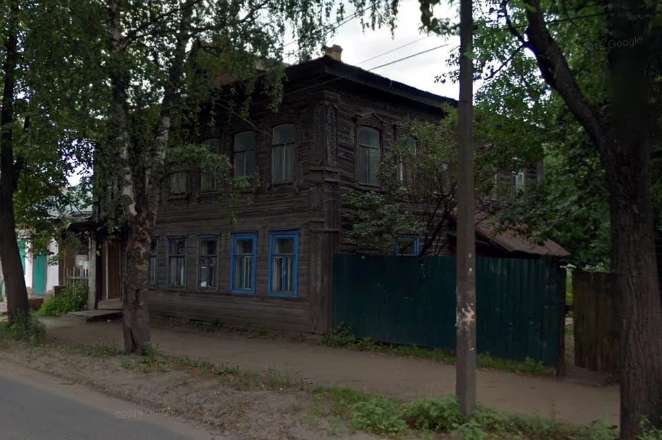 В этом двухэтажном доме великий авиаконструктор Туполев гостил у сестры. Фото: www.google.ru/maps