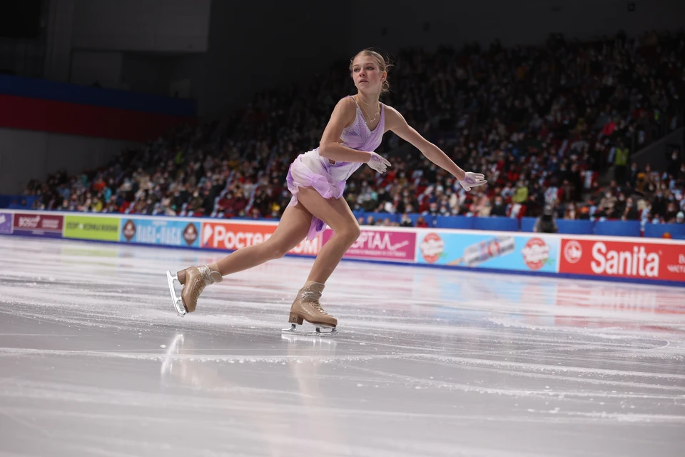 Александра Трусова заняла третье место