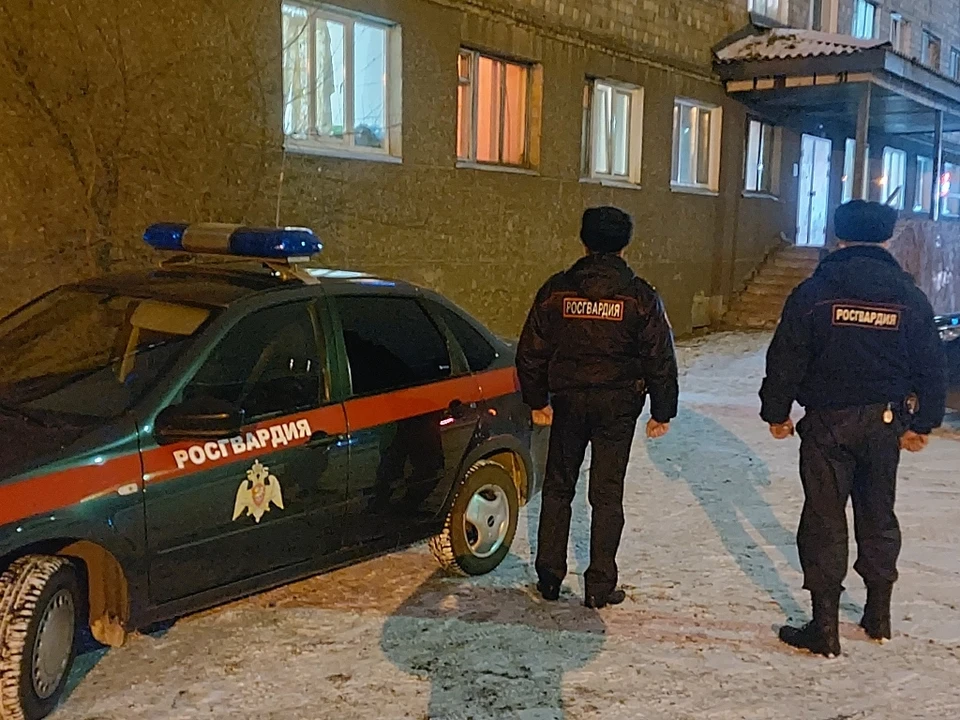 Ссора двух покупателей в магазине закончилась поножовщиной. Фото: пресс-служба Росгвардии Хакасии.