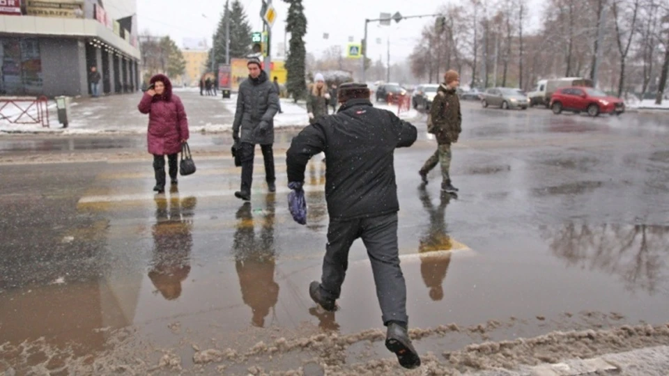 Ожидаются осадки в виде дождя.