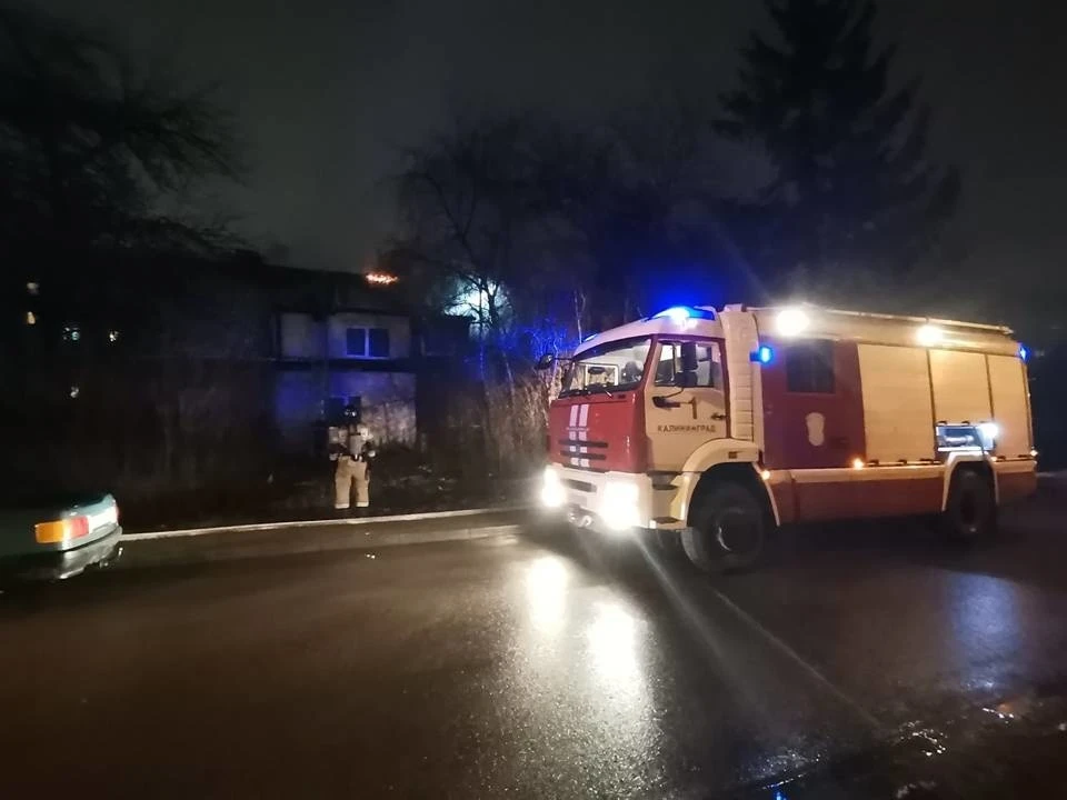 Пожар на Тамбовской улице