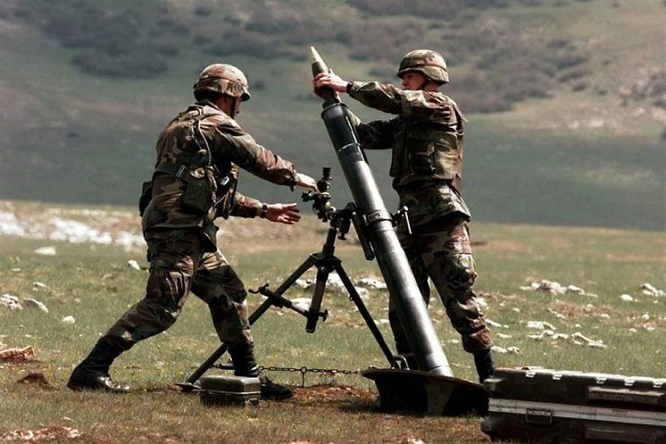 Украинские боевики нанесли минометный удар по югу ДНР. Фото: штаб ООС