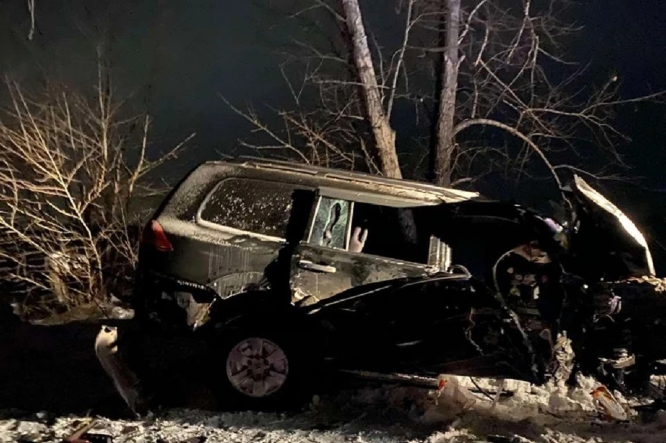 Водитель внедорожника погиб в ДТП на автодороге Черемхово-Свирск
