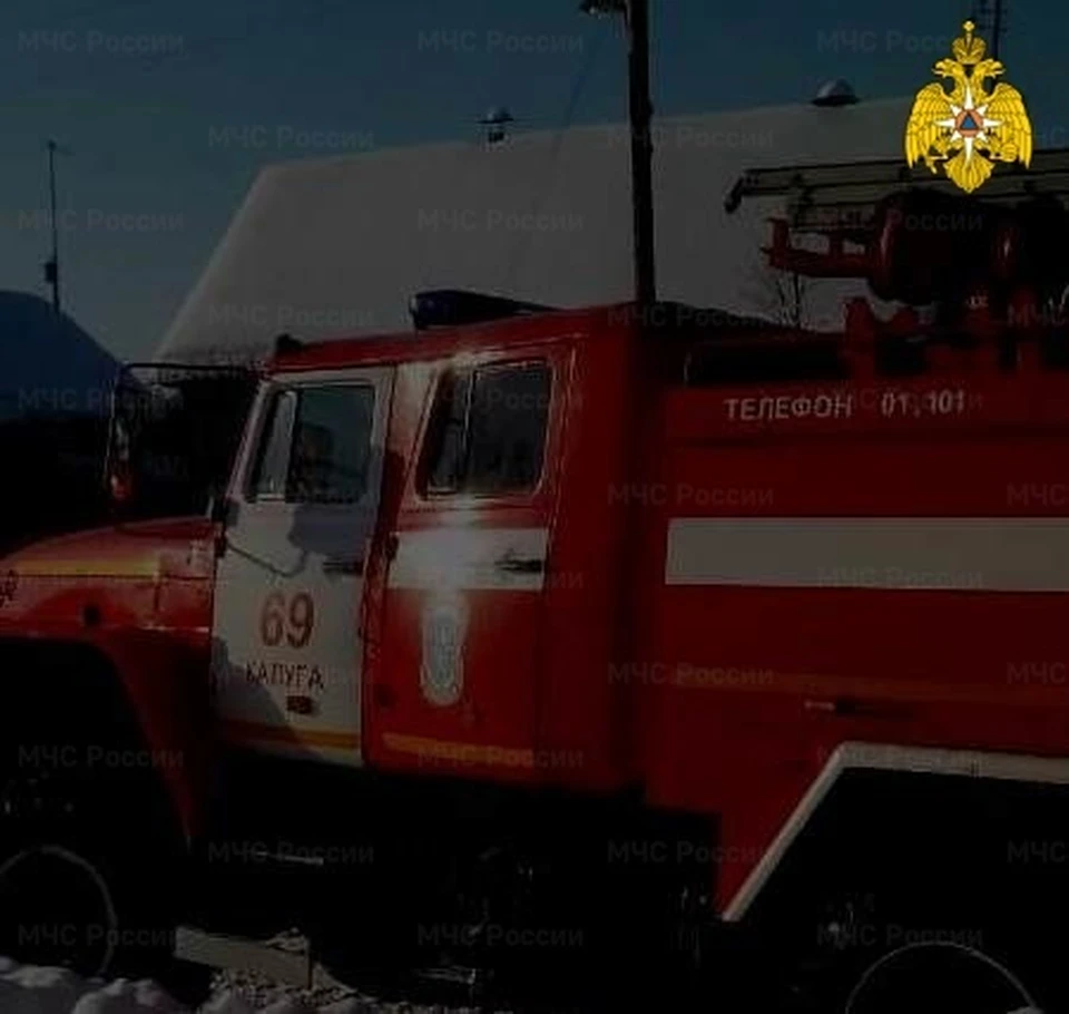На место направлен инспектор государственного пожарного надзора