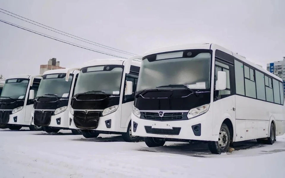 Новые автобусы постепенно заменят старые "ПАЗики".