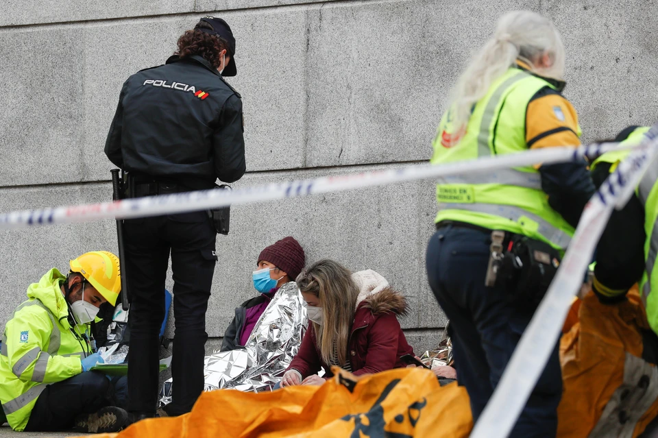 При взрыве в Мадриде погибли несколько человек