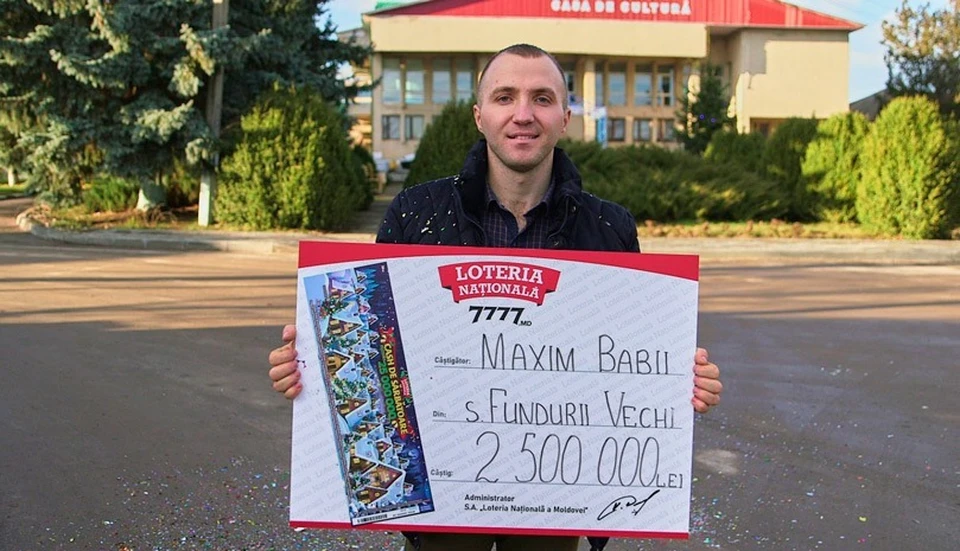 Максим Бабий из села Фундурий Векь в Глодянском районе в считанные мгновения стал мультимиллионером.