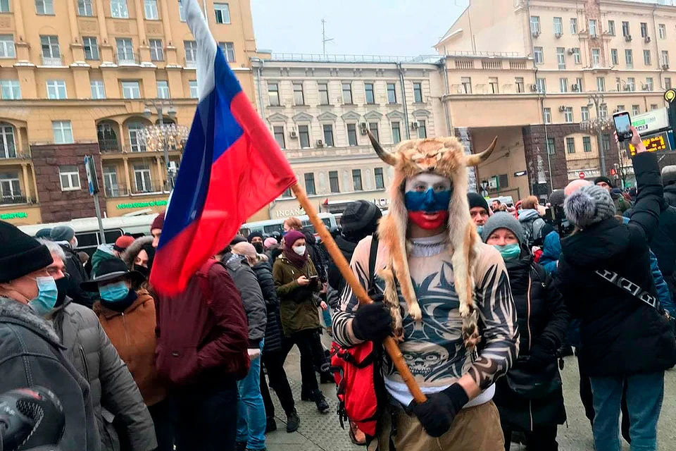 В Москве 23 января прошел митинг