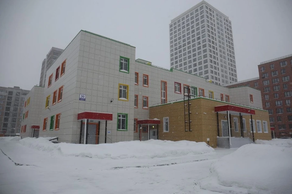 В Новосибирске построили новый детский сад на 220 мест. Фото: пресс-служба мэрии Новосибирска