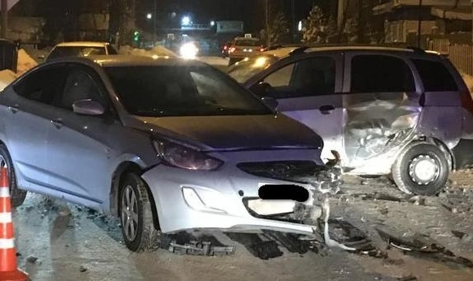 В Югре автоледи на «Черри» врезалась в «Хендай Солярис»: пострадал ребенок Фото: ГИБДД России