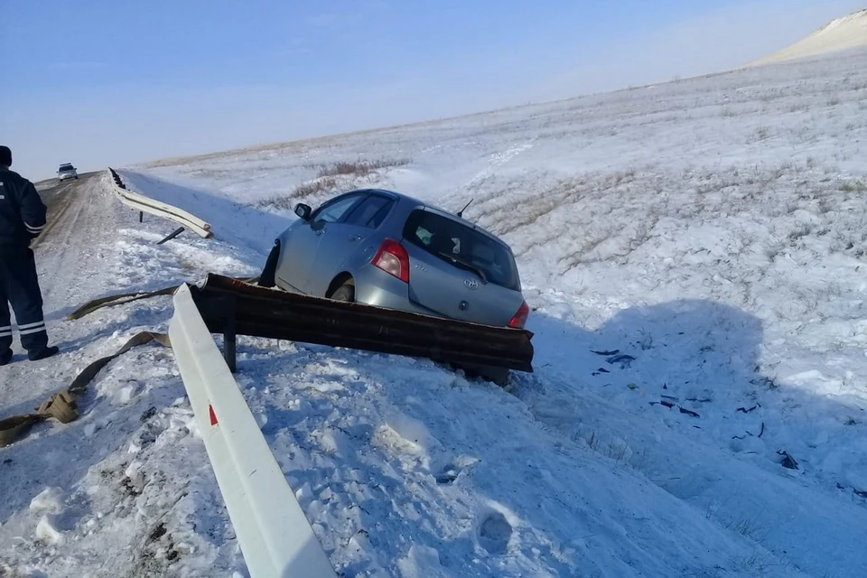 В Хакасии пострадавшей в ДТП женщине-водителю ампутировали ногу. Фото: ГИБДД Хакасии