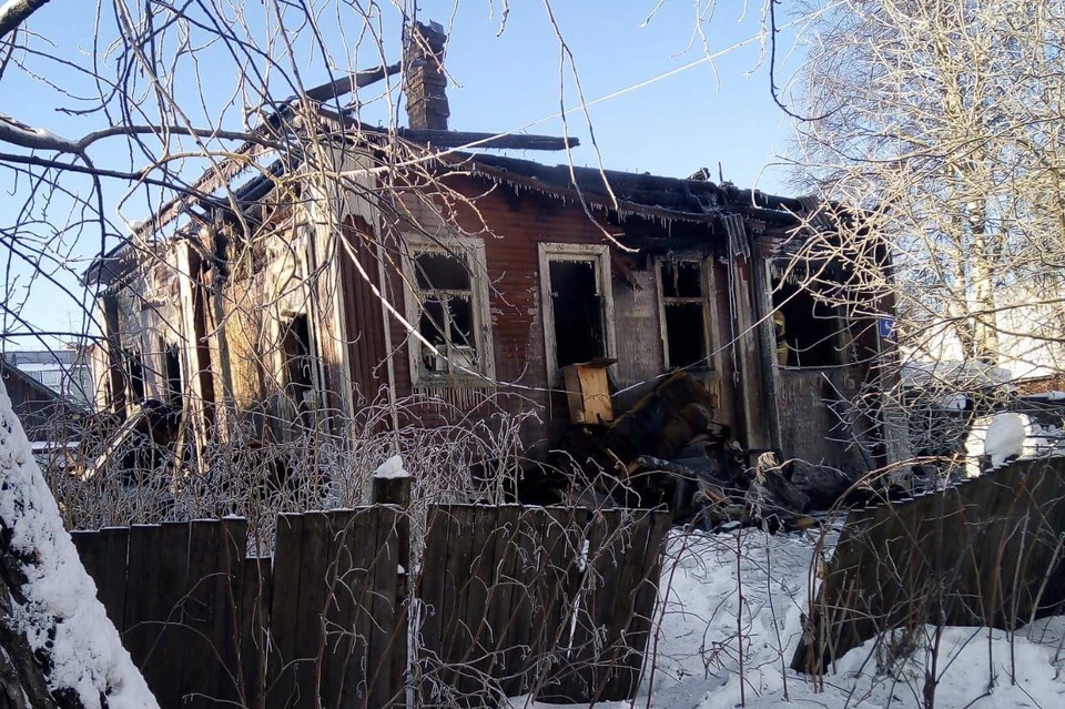 Страшный пожар унёс жизни пяти человек. Фото: СУ СК по Коми.