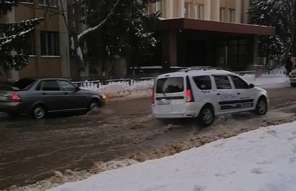 Полесская ушла под воду