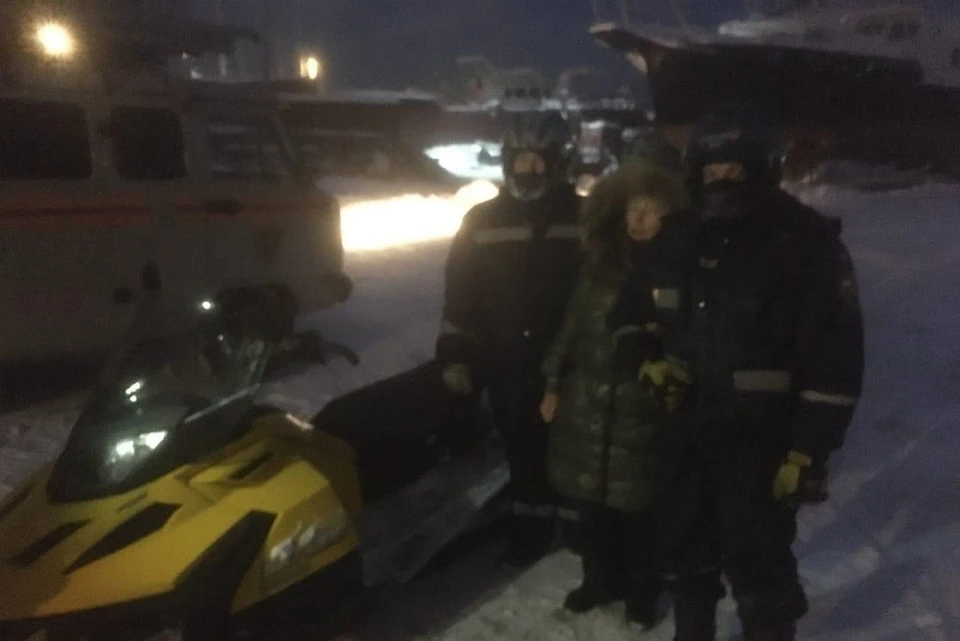 В Иркутске спасли пенсионерку, заблудившуюся в метель на льду водохранилища
